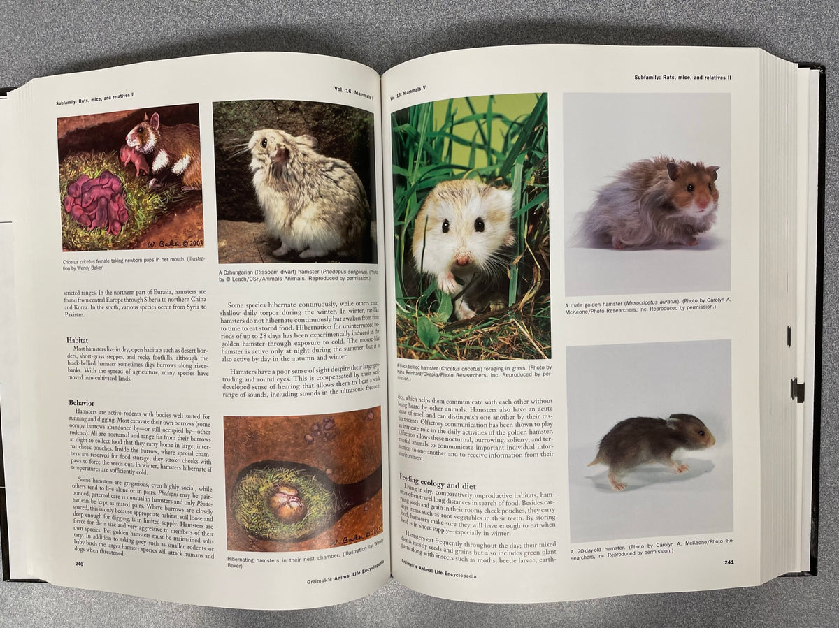 Grzimek's Animal Life Encyclopedia, Second Edition, Hutchins, Michael,