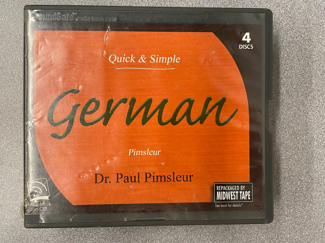 Quick and Simple German, Pimsleur, Paul [2002] FL 6/23
