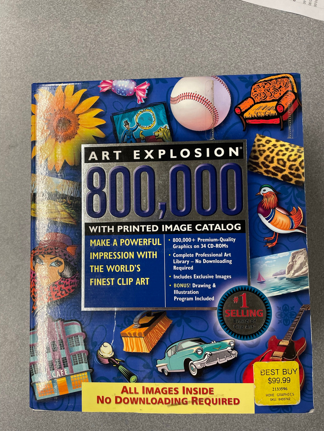 Art Explosion 800,000 With Printed Image Catalog: Make a Powerful Impression With the World's Finest Clip Art [2004] A 8/23