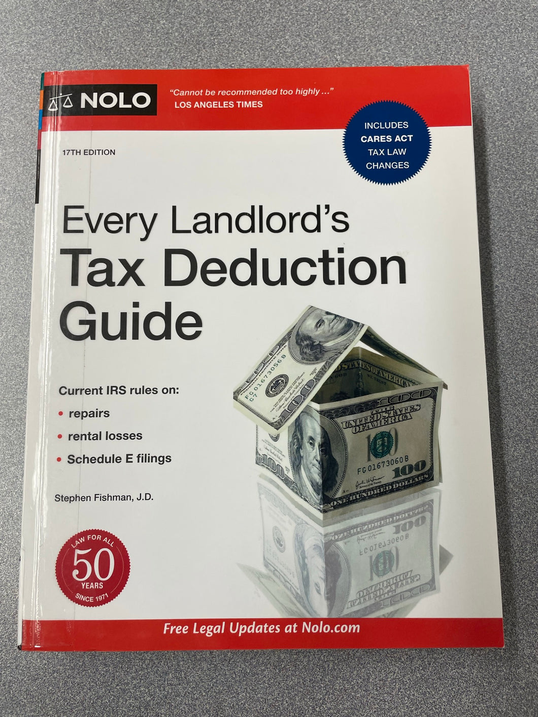 Every Landlord's Tax Deduction Guide, 17th Edition, Fishman, Stephen [2021] LAW 10/22