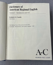Load image into Gallery viewer, Dictionary of American Regional English, Four Volumes, [1985-2002] REF 6/23
