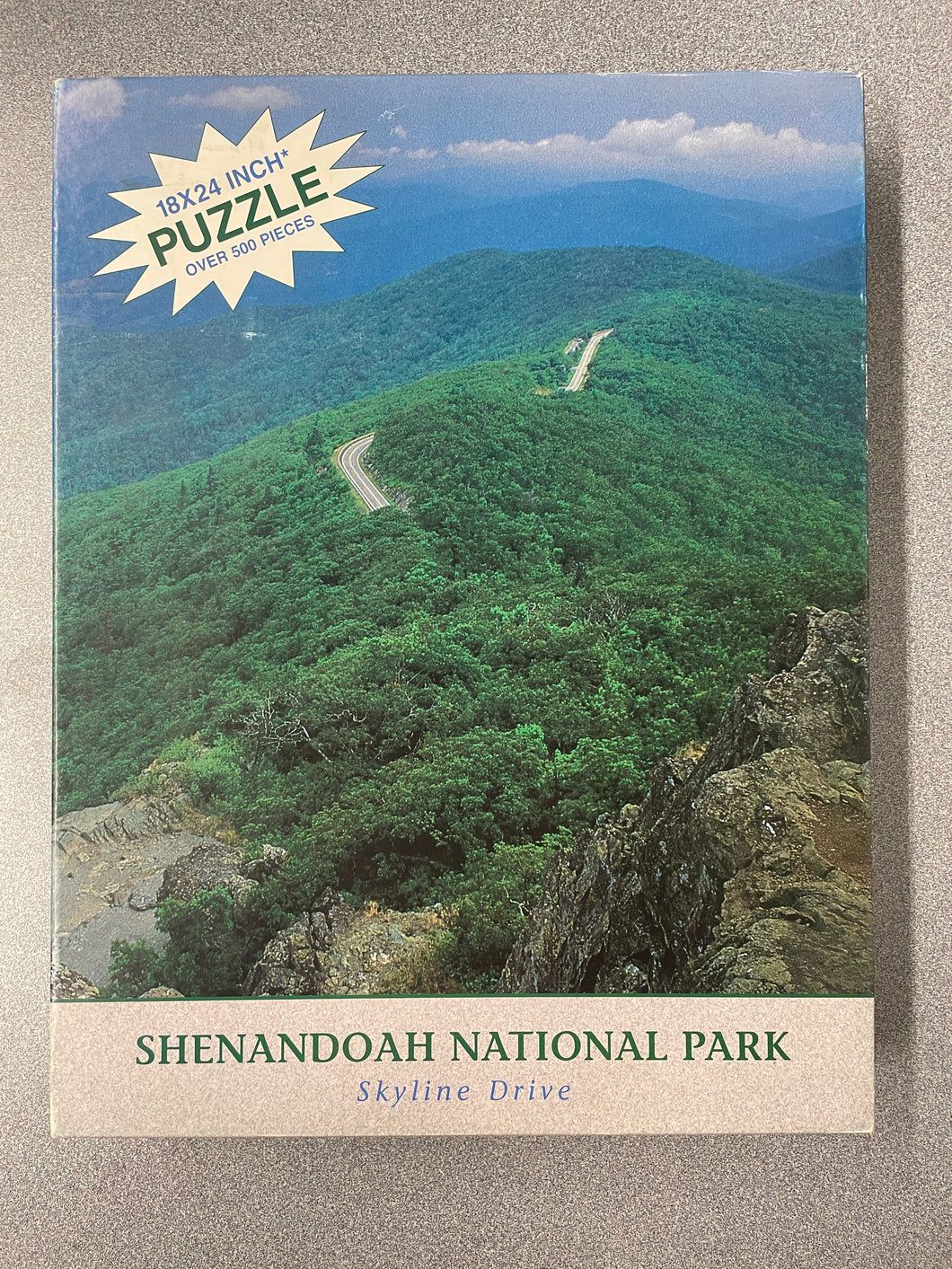 PUZZLE:  Shenandoah National Park: Skyline Drive  CG 10/23