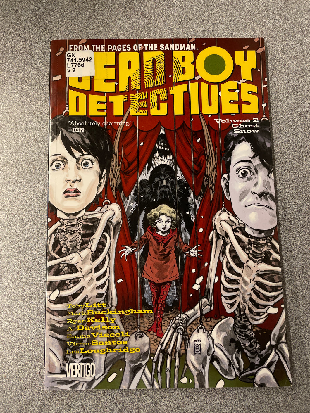 Litt, Toby, Dead Boy Detectives, Volume 2: Ghost Snow [2015] GN 3/24