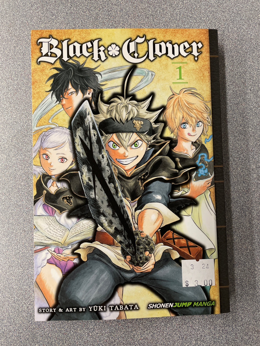 Tabata, Yuki, Black Clover, Volume 1 [2015] GN 3/24