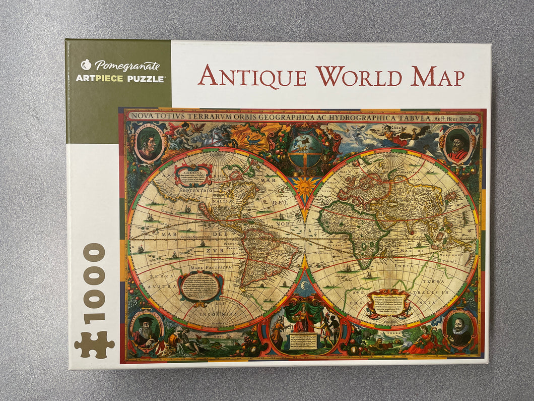 PUZZLE: Antique World Map CG 4/23