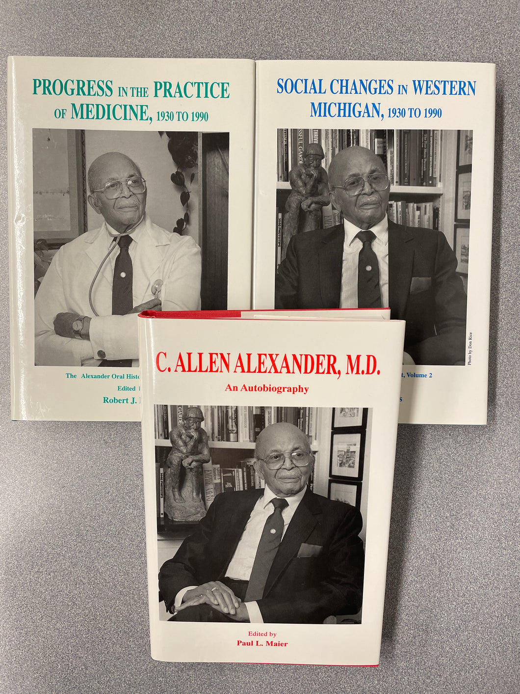 SS The Alexander Oral History Project , 3 volumes, Alexander, C. Allen, M.D. [1997] N 4/24
