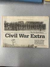 Load image into Gallery viewer, The New York Times Civil War Extra: Original News Coverage From the New York Times, McPherso, James M. (Introduction) [2003] H 8/25
