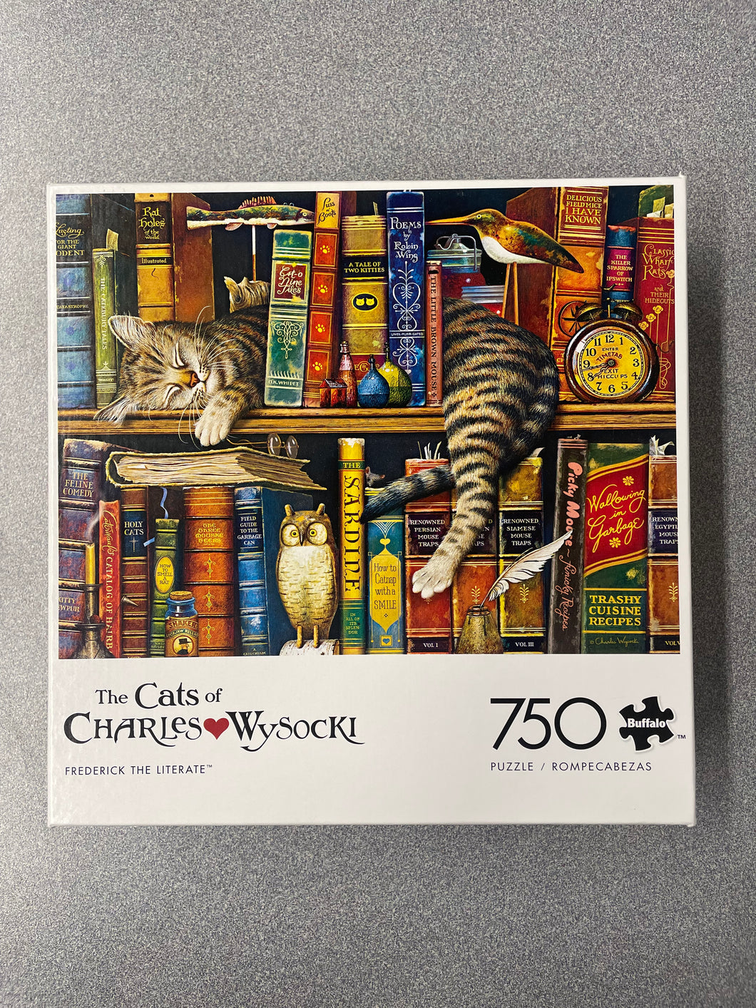 (CG) PUZZLE: The Cats of Charles Wysocki: Frederick the Literate 9/25