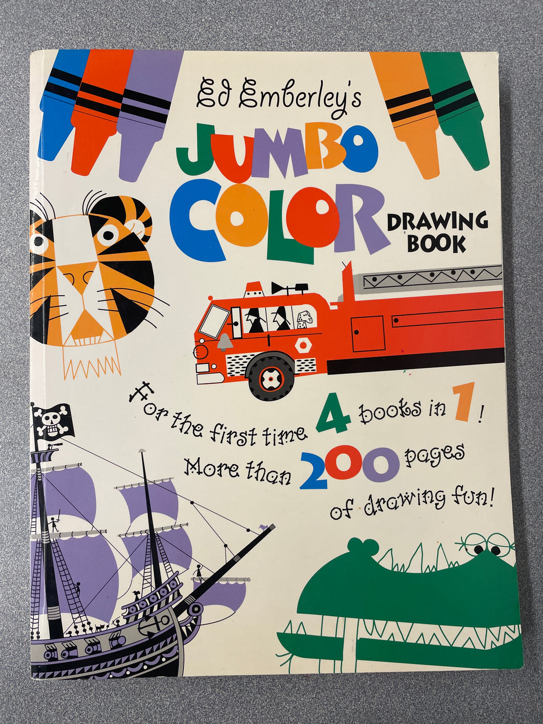 Ed Emberley's Jumbo Color Drawing Book [2003] CP 8/24