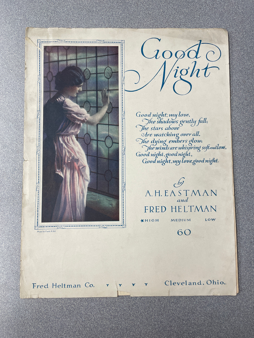 Good Night, composer: A. H. Eastman and Fred Heltman [1907] MU 8/24