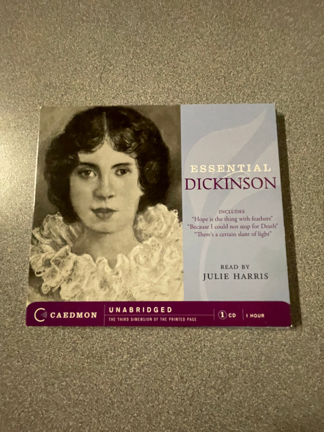 Essential Dickinson, Kean, Mary McAdam, ed. [2006] ED 10/24