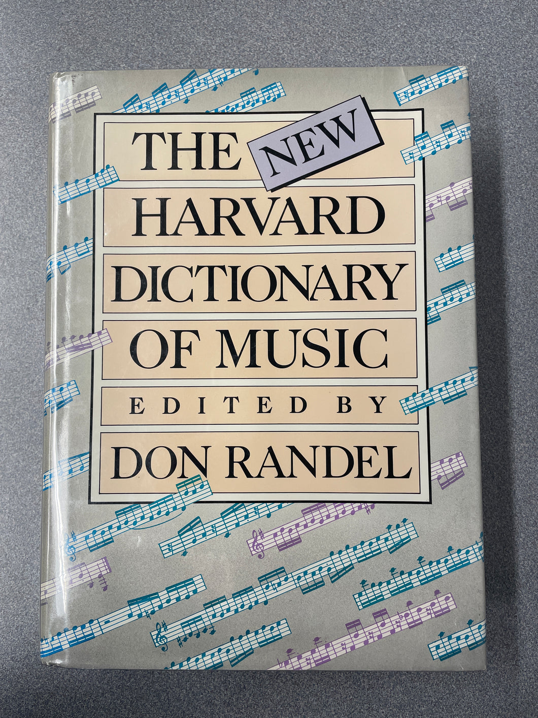 The New Harvard Dictionary of Music, Randel, Don, ed. [1986] MU 11/24