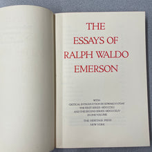 Load image into Gallery viewer, The Essays of Ralph Waldo Emerson: The First Series and the Second Series in One Volume [1934] Cc 1/25
