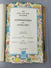 Load image into Gallery viewer, The How and Why Program: Steppingstones for Little Feet, Rider, William H. ed. [1951] CN 5/23
