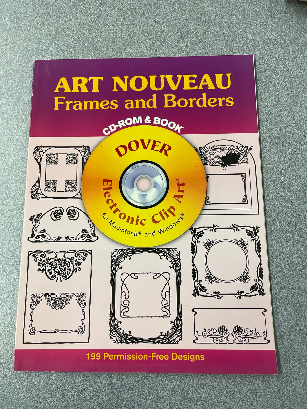 Art Nouveau Frames and Borders: 199 Permission-Free Designs [1997] CG 11/22
