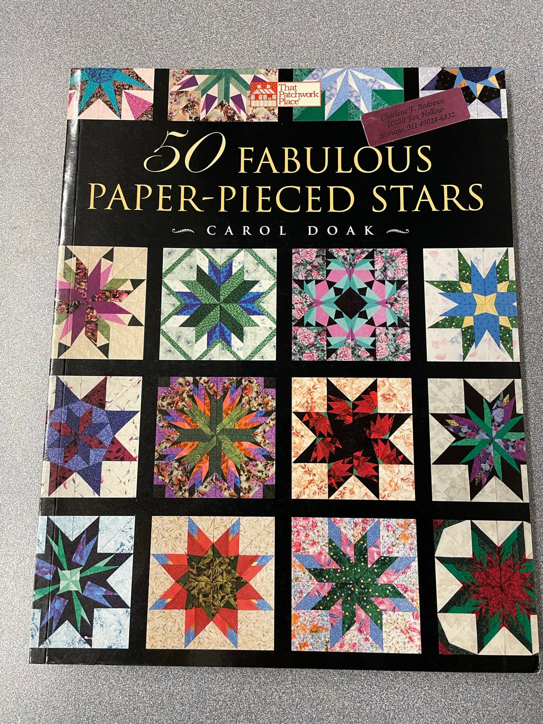 50 Fabulous Paper-Pieced Stars, Doak, Carol [2000] CG 12/22