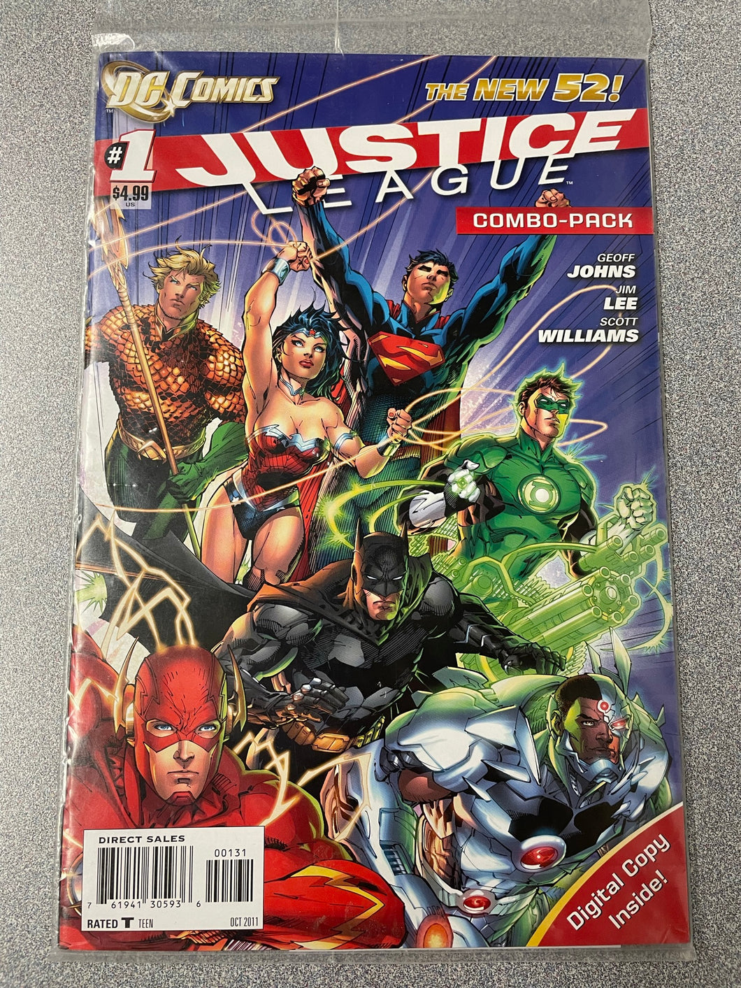 DC Comics The New 52! Justice League Combo-Pack #1, Johns, Geoff, et al, [Oct 2011] GN 1/23