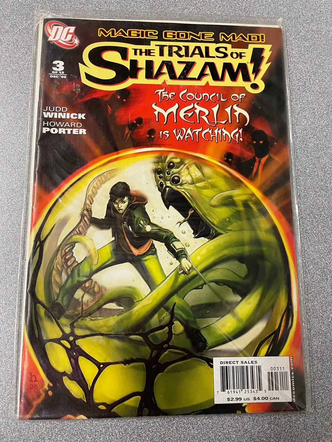 DC Comics The Trials of Shazam!: The Council of Merlin is Watching, Winick, Judd and Howard Porter [2006] GN 1/23