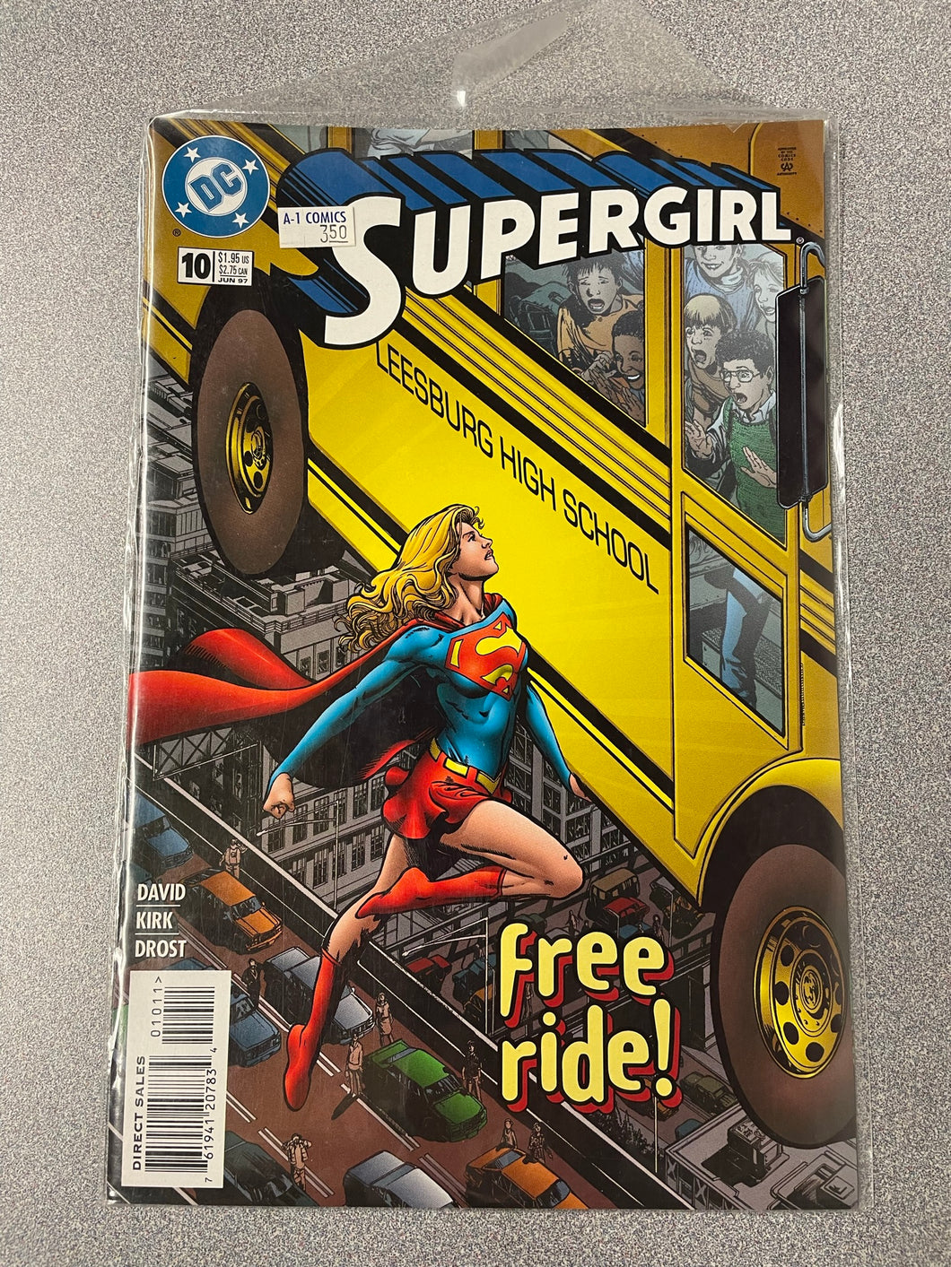 DC Comic Supergirl #10: Free Ride!, David, Peter [June 1997] GN 1/23