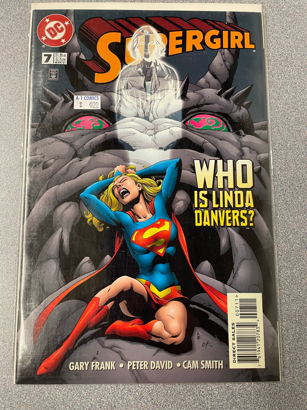 DC Comic Supergirl #7: Who is Linda Danvers?, Frank, Gary, et al [March 1997] GN 1/23