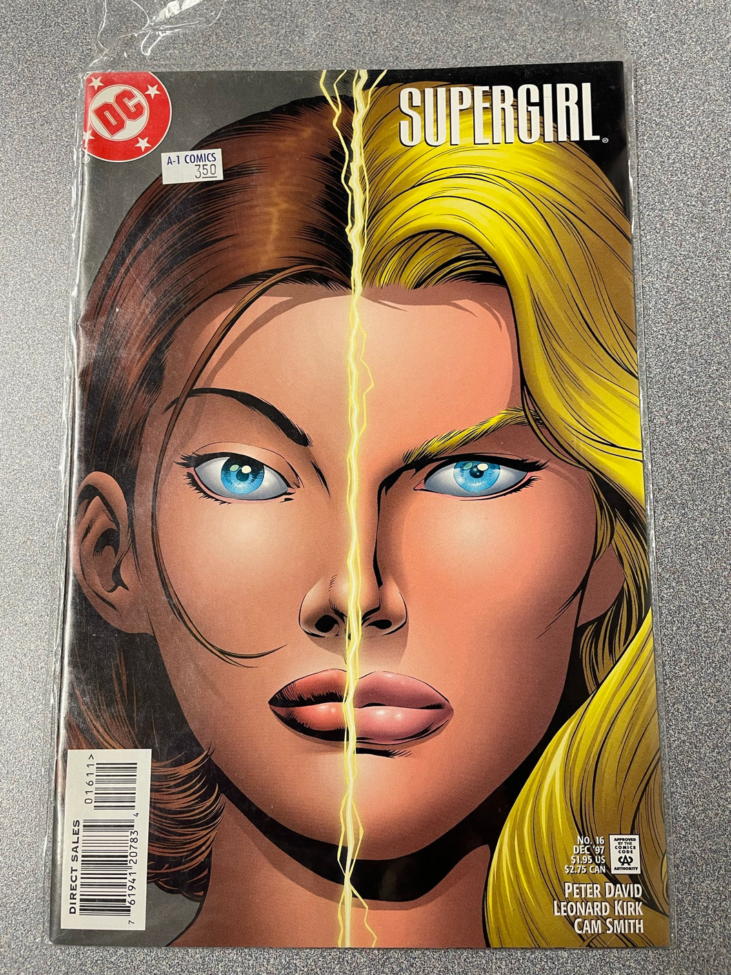 DC Comic Supergirl #16, David, Peter {Dec. 1997] GN 1//23